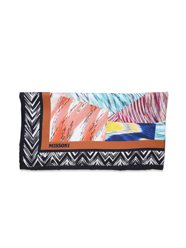 Multi-Patterned Asymmetric Design Scarf