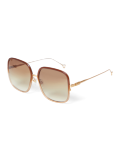Brown Square Sunglasses