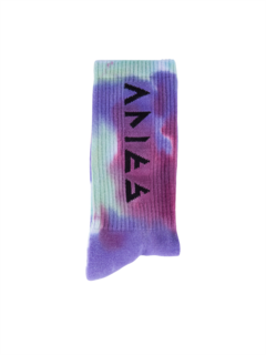 Tie Dye Rune Sock
