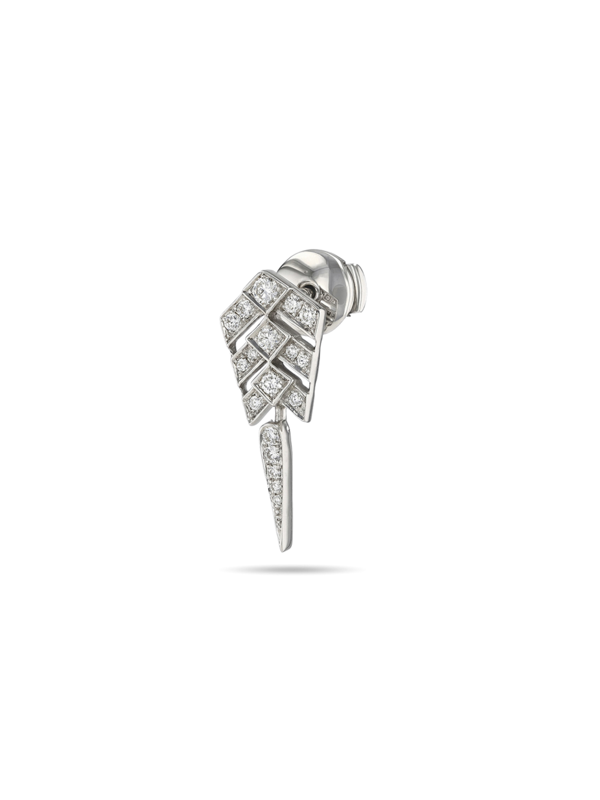 Diamond Stairway Drop Earring