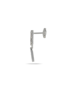 Diamond Stairway Drop Earring