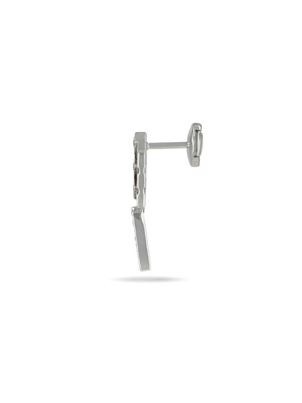 Diamond Stairway Drop Earring