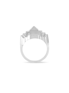 Silver Rock Away Ring