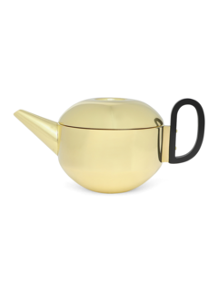 Round Gold Tea Pot