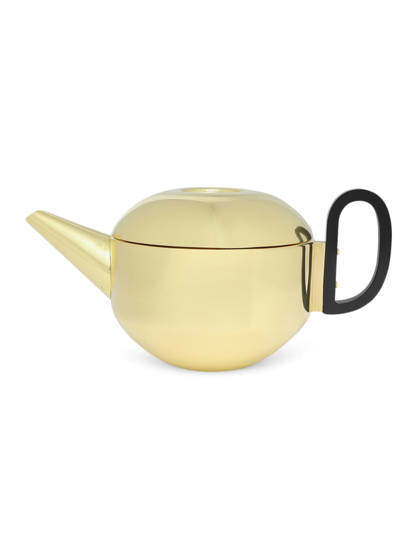 Round Gold Tea Pot