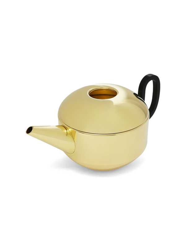 Round Gold Tea Pot