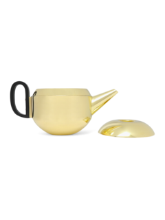Round Gold Tea Pot