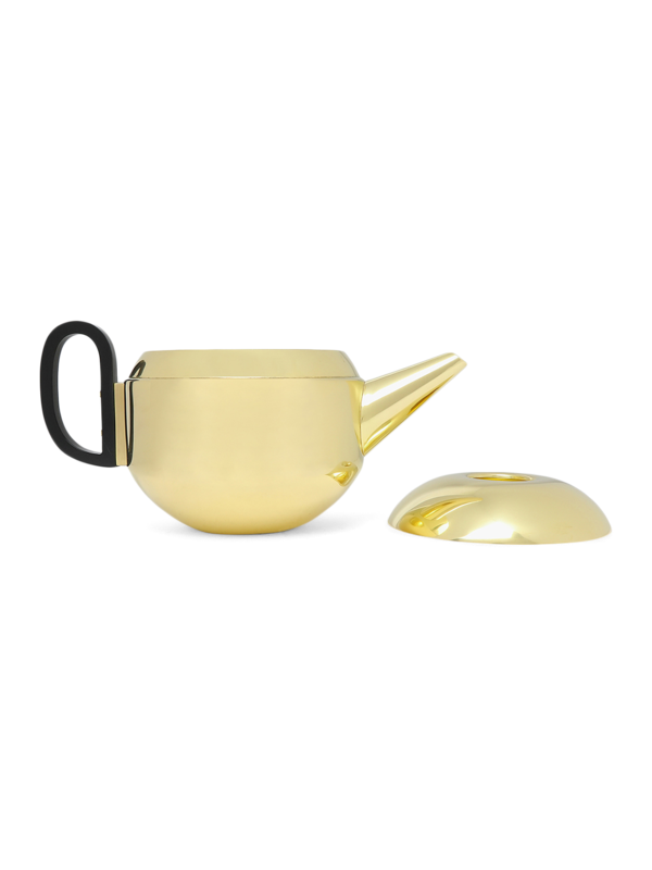 Round Gold Tea Pot