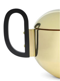 Round Gold Tea Pot