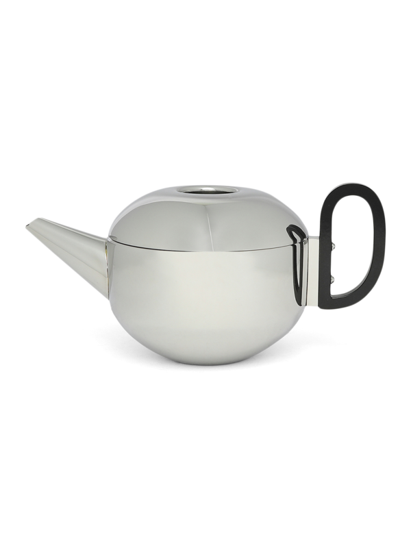 Round Silver Tea Pot
