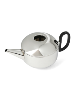 Round Silver Tea Pot