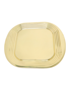 Square Gold Tray