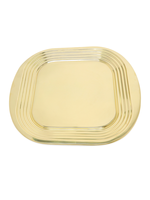Square Gold Tray