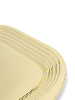 Square Gold Tray