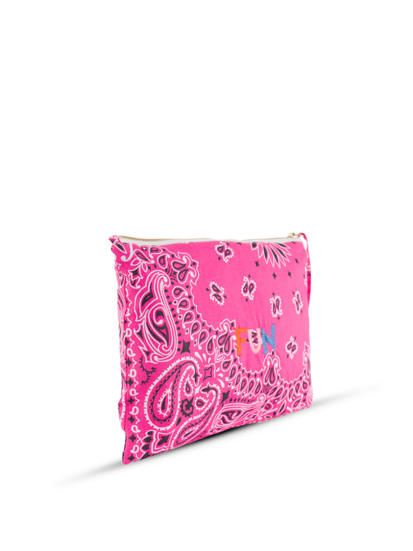 Zipped pouch rose shocking FUN