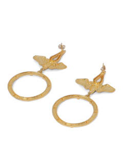 Solid Gold Statement Earrings