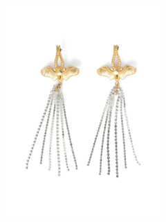 Silver and Gold Statement Earrings
