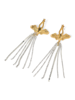Silver and Gold Statement Earrings