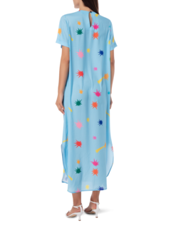 STARS PRINTED T-SHIRT DRESS