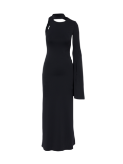 Single Bell Sleeve Maxi Dress