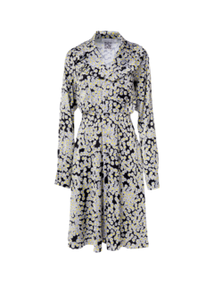 Floral-Print Flared Dress