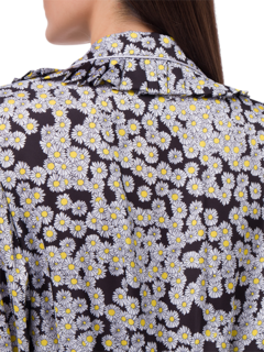 Floral-Print Flared Dress