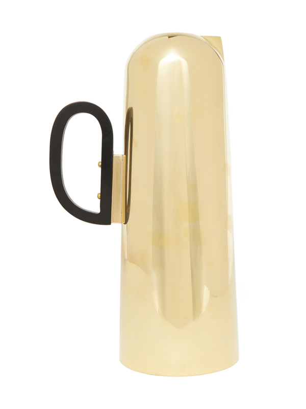 Cylindrical Gold Kettle