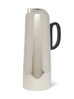 Cylindrical Silver Kettle