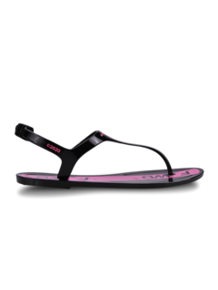 Y-Cut Plastic Sandals with Flat Soles