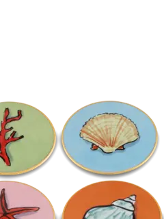 مجموعة حاملات أكواب من تشكيلة إل فياجيو دي نيتونو من 4 قطع