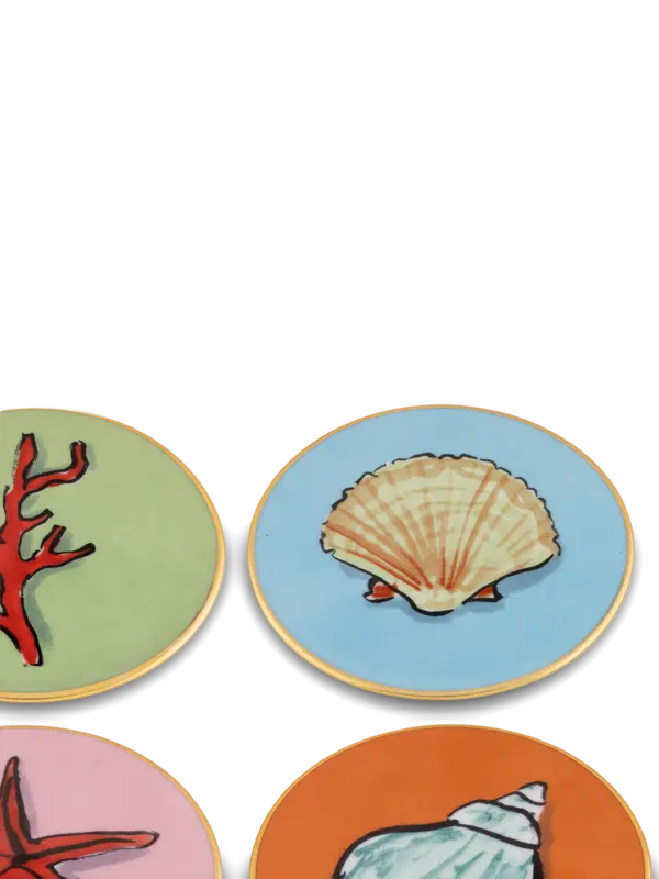 مجموعة حاملات أكواب من تشكيلة إل فياجيو دي نيتونو من 4 قطع