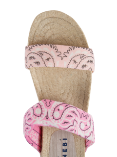 Dual Bandana Straps Sandals