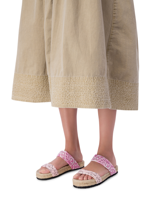 Dual Bandana Straps Sandals