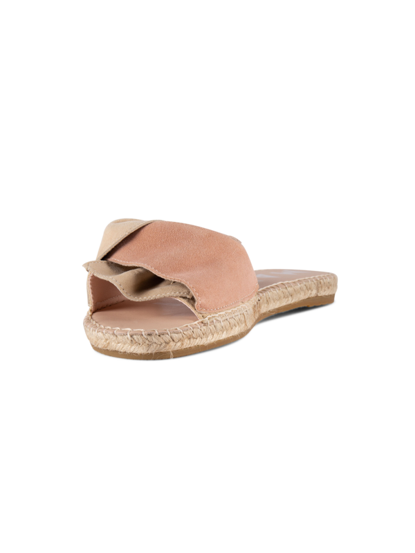 SANDALS WITH KNOT SOFT SUEDE