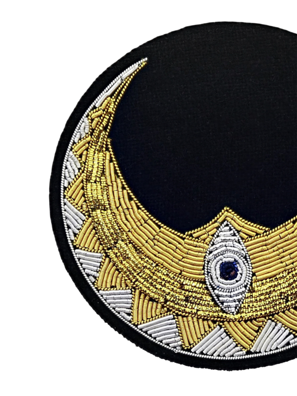 Crescent Moon Brooch