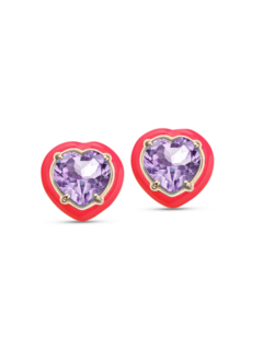 Candy Heart Earrings