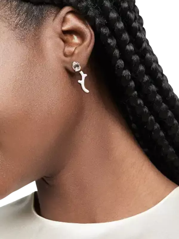 أقراط فوكسي مفردة | ذهب أصفر عيار 18 قيراط