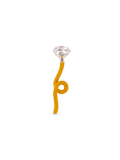 Groovy Single Earring long