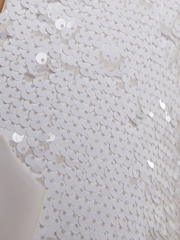 White A-Line Short Dress