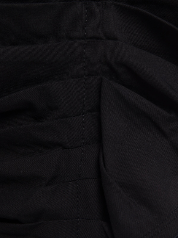Fitted Skirt with Side Ruffled Embellishment