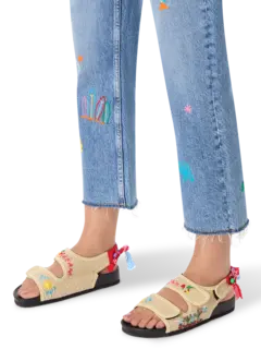Arizona Love X Giovanni Gerosa Apache Raffia Sandals
