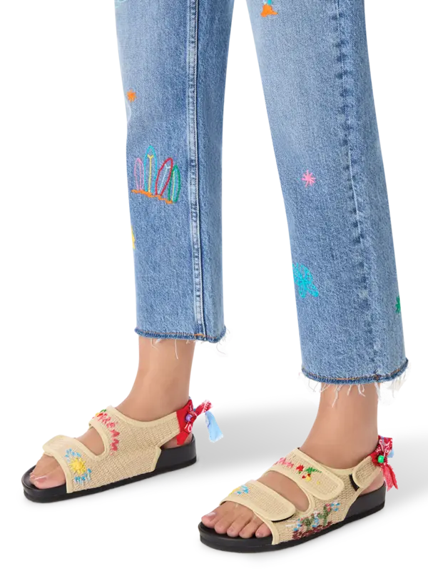 Arizona Love X Giovanni Gerosa Apache Raffia Sandals