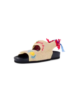 Arizona Love X Giovanni Gerosa Apache Raffia Sandals