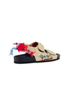 Arizona Love X Giovanni Gerosa Apache Raffia Sandals
