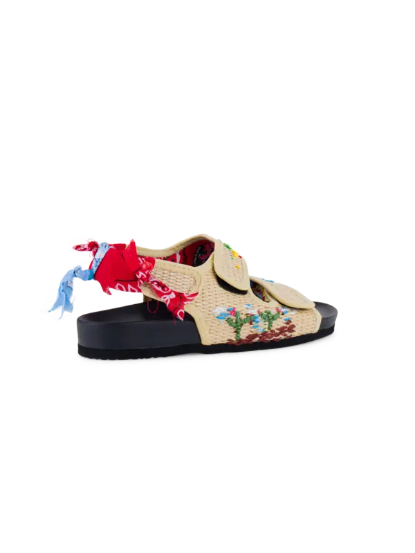 Arizona Love X Giovanni Gerosa Apache Raffia Sandals