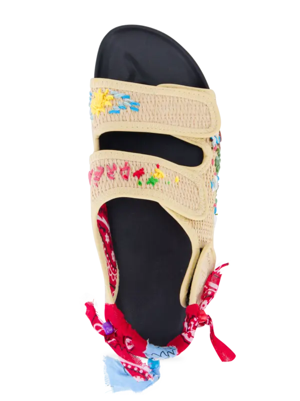 Arizona Love X Giovanni Gerosa Apache Raffia Sandals