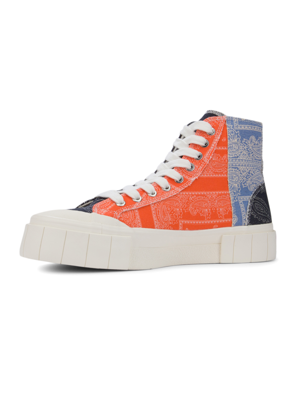 PALM PAISLEY PATCHWORK SNEAKERS
