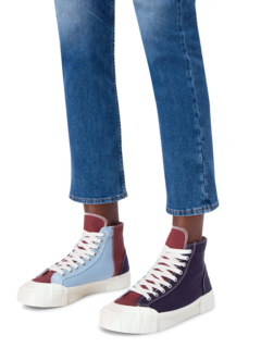 Palm Tencel High-Top Sneakers