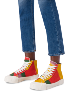 Palm Jute High-Top Sneakers