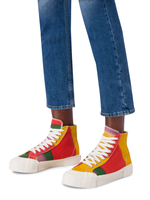 Palm Jute High-Top Sneakers
